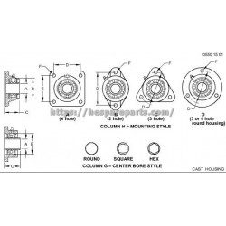 AMT1647 - Bearing With Housing AMT1647