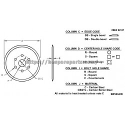 N130051 - Disk Colter N130051