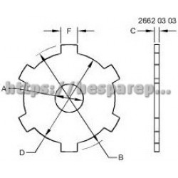 LVU19106 - Clutch Plate LVU19106