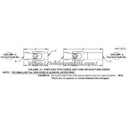 AMT286 - Universal Joint With Shaft AMT286