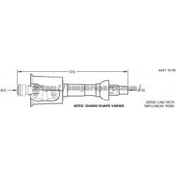 LVA12783 - Universal Driveshaft LVA12783