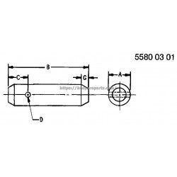 MT1982 - Pin Fastener MT1982