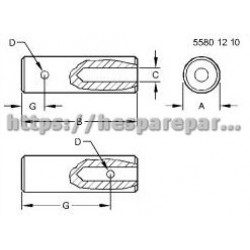 MT2470 - Pin Fastener MT2470