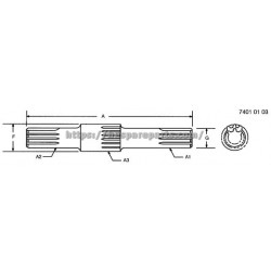 LVU21807 - Rockshaft LVU21807