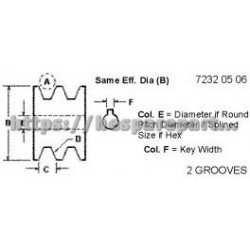 MT1074 - Pulley MT1074