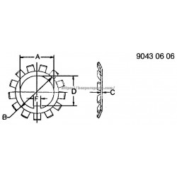 LVU10742 - Lock Washer LVU10742