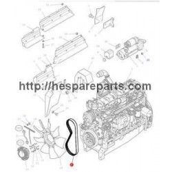 Fan Belt - 4282010M1 - Belt