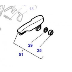 Armrest - 3904442M91 - Armrest