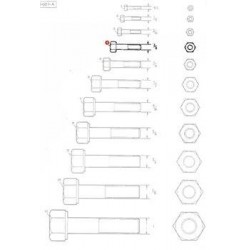 Bolt 3/8x3" unf - 353554X1 - Bolt 3/8x3" unf