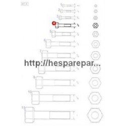 Bolt 3/8x2.1/2" unf - 354505X1 - Bolt 3/8x2.1/2" unf