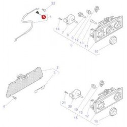 Clip Heater Cable - 1696477M1 - Clip Heater Cable