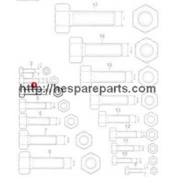 Bolt 3/8x1.1/4"unf - 353540X1 - Bolt 3/8x1.1/4"unf