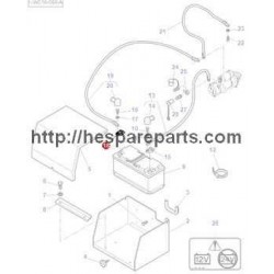Battery Terminal Negative - 4276409M1 - Battery Terminal Negative