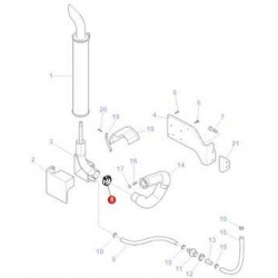 Exhaust Clamp 95mm - 3780863M1 - Exhaust Clamp 95mm