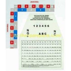 10226159 STICKER : GEARBOX ADJUSTMENT NG - NC - NG+