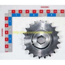 65009276 INTERCHANGEABLE SPROCKET 21 TEETH 5/8" GEARBOX 5/8 thread