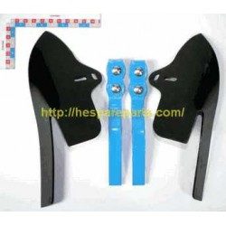 65021119 PAIR OF LELIEVRE BLADES WITH OFF-SET BRACKET (Maize)