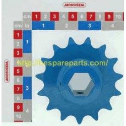 65106785 SPROCKET 15 TEETH 5" ADJUSTABLE WHEEL UNIT WITH 6,5x16 WHEEL