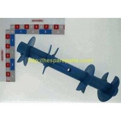 66001985 Standard auger fertilizer with plastic hopper